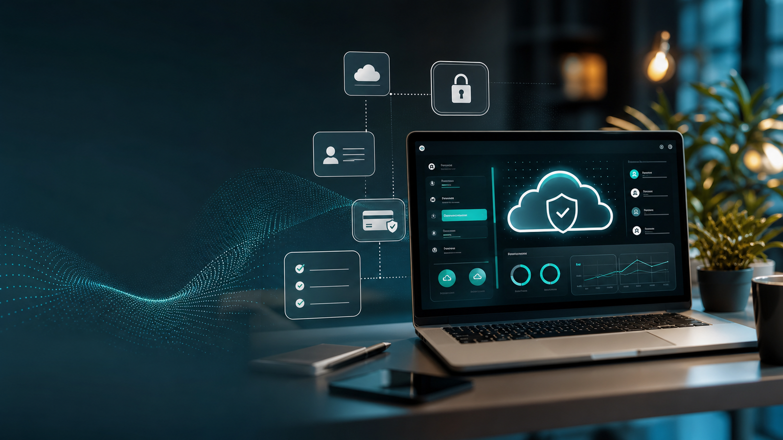 Cloud infrastructure dashboard and secure cloud computing